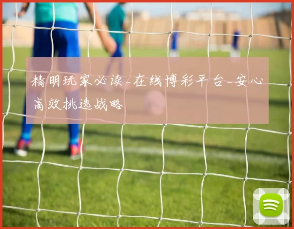 精明玩家必读_在线博彩平台_安心高效挑选战略